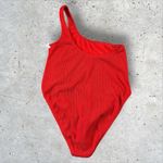 Good American Good American Always Fits one shoulder one piece in Bright Poppy sz 5/6 XXL NWT Photo 4