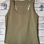 Olive Green, Grey, and Black Women's Tank Tops cropped set of 3 cotton size M‎ Gray Size M Photo 0