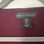 House of Harlow Long Sleeve Ribbed Knit Corset Crop Top Red Size M Photo 3