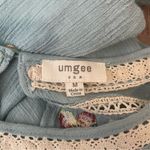 Umgee  Meet Me in Paradise Blue Shift Dress Size Medium Photo 6