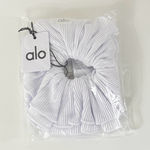 Alo Yoga Alo Micro Plisse Oversize Scrunchie white Photo 2