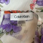 Calvin Klein  floral white Hydrangea High-Low wedding guest dinner Maxi Dress 6 Photo 4