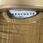 Parachute Womens Small Mustard Yellow Cotton Muslin Gauze Cloud Robe Photo 3