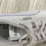 White PUMA Vikky V2 Leather Sneakers Photo 4