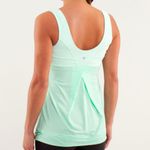 Lululemon Run: Tame Me TankFresh Teal / Wagon Stripe Fresh Teal Size 8 Photo 4