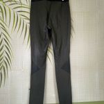 BCBG MaxAzria faux leather leggings olive/black Moto style Size S Photo 6