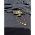 Lulus Lulu’s Lovely Navy Blue Gown Long Sleeve Maxi Dress Stretch Jersey S Photo 5