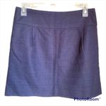 J.Crew  Preppy Navy Blue Pencil Style Mini Skirt Size 2 100% Cotton Photo 0