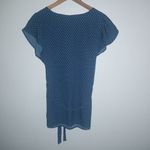 Oh! Mamma XL Short Sleeved Polka Dot Navy Maternity Top New! Blue Size undefined Photo 4