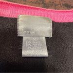 VINTAGE Berek Margarita City Sweater Black Colorful Cardigan Hand Knit 90s M Size M Photo 4