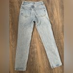 ZARA High Waisted, Straight Leg Jeans Photo 2