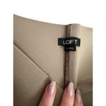 Loft  Women's Size M Taupe Biker Shorts Wide Waistband Pull-On NWOT Photo 2