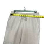 Charter Club Pants Womens Petite Small Beige Linen Drawstring Elastic Waist Photo 8