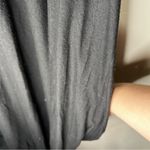 Aakasha Black Asymmetrical Long Sleeve Lagenlook Viscose Blend Tunic Dress Size L Photo 7