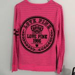 PINK - Victoria's Secret PINK Victoria’s Secret Striped Button Down Cardigan Sweater Size Medium Cotton Photo 6