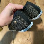 NWOT Giesswein pointed ballerina flats gold black knit Size 11 Photo 3