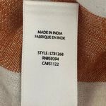 BeachLunchLounge White Brown High Rise Wide Leg Pull on Y2K Bohemian XL #1780 Photo 11