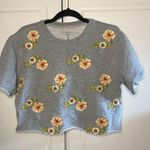 Urban Outfitters  Cropped Embroidered Sweatshirt Photo 1