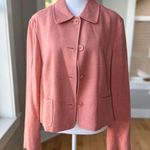 Orvis  Coral Peach Lady Jacket Cropped Jacket Size 12 Photo 0