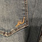 Express Jeans sz 6 faded feathered distressed cropped legging jean EUC Blue Photo 11