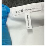 BCBGeneration  Elegant White Ruffle Dress size 8 Photo 3