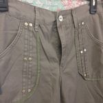 Replay women's size 28 back drawstring cinch greenish gray relax fit pants 30x33 Photo 2