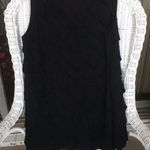 Style & Co . black sideways ruffle top Photo 0
