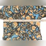 ZARA Women’s Citrus Lemon Button Down Short Sleeve Top Size XS Capri Coastal Photo 7