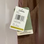 Cabela's Cabela’s Women’s Linen Blend Cargo Pants Balsamic Brown Color Size 14 NWT Photo 10