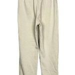 ZARA High Rise Oversized Relax Fit Fleece Joggers Elastic Waist Pockets S Cream Photo 13