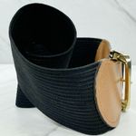 The Limited Vintage  Stretch Belt Leather Trim Gold Hardware Medium (M) ✨ Photo 4