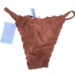 Dippin' Daisy's  Lucca Cheeky Bikini Bottoms In Sienna Orange Size Small Photo 2