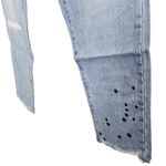 Neon Blonde NWT Size 26 Blue Siren Jeans High Rise Distressed Raw Hem Embroidery Photo 6