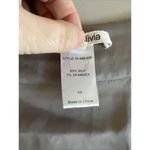 Alice + Olivia Beaded Silk Tank Dress Beige Size XS Photo 8