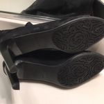 Taryn Rose  Women’s Helene Textured Fabric Leather Lined Open Toe Bootie Heels Photo 8