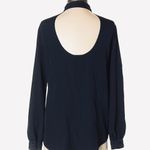 Sparkle & Fade  navy blue button down blouse. EUC Photo 1