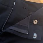 Vince  Black Wool Blend Twill Cropped Wide Leg Pants Work Trousers 4 Photo 8