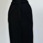 Nookie Tropicana Cross Front Midi Stretch Dress Black, XS Photo 3