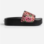 Johnny Was  Bloom Platform Pool Slides 10 NWT Photo 2