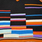 VTG 70s Sweater Bee Banff Geometric Sweater Vest Womens Size M Retro Knit Indie Black Size M Photo 1