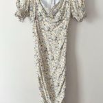 Bardot Mini Dress Cindy Sweetheart Neck Yellow Floral Print NEW Size XS/4 Photo 2