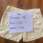 Tommy Bahama  Shorts Size 6 Light Yellow Cargo 100% Linen Casual Summer P… Photo 4