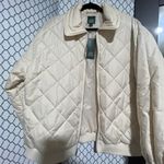 Brand New White Bomber Jacket Photo 2