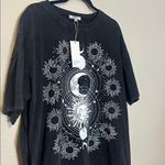 Blue Velvet Sun and Moon Celestial T Photo 2