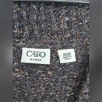 Cato NWOT WINTER/,FALL/SPRING Black Wool Knit Sweater SZ- 18-20W Photo 4