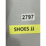 Fioni Womans 10 W Black Faux Suede Patent Leather Slip On Heel Pumps Photo 10