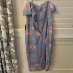WAYF NWT Tulip-Hem Floral Corset Midi Dress – Size L – MSRP (Zipper Repair Needed) Photo 5
