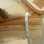 Dolce Vita Platform Slide Sandals Tan Espadrille Style Size 8.5 Photo 3