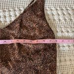 Y2K Victoria’s Secret brown cheetah print night gown lingerie Sheer Slip Dress L Size L Photo 4