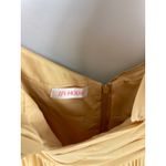 JJ's House NWT  Deep V Pleated Gold Bridesmaid Dress Size 14 Photo 2